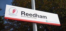 Reedham station sign