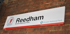 Reedham station sign