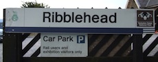 Ribblehead station sign