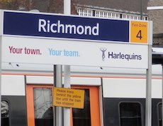Richmond station sign