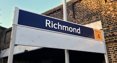 Richmond station sign