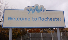 Rochester station sign