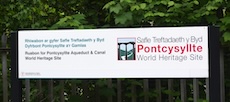 Ruabon station sign