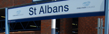 St Albans station sign