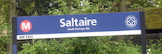 Saltaire station sign