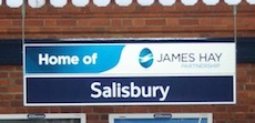 Salisbury station sign