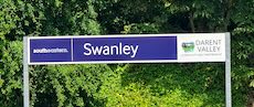 Swanley station sign