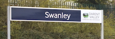 Swanley station sign