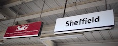 Sheffield station sign