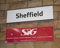 Sheffield station sign