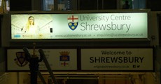 Shrewsbury station sign