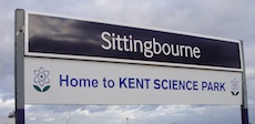 Sittingbourne station sign