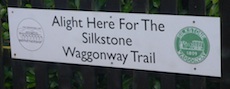 Silkstone station sign
