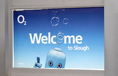 Slough station sign