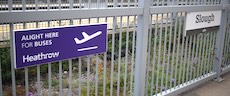 Slough station sign