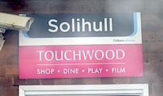 Solihull station sign