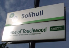 Solihull station sign