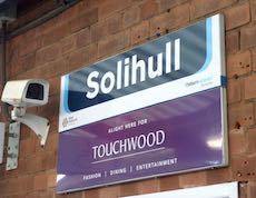 Solihull station sign