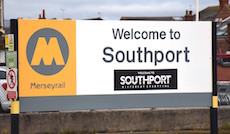 Southport station sign