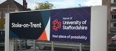Stoke-on-Trent station sign