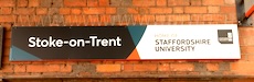 Stoke-on-Trent station sign