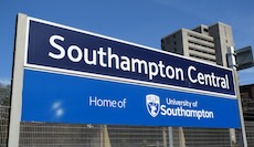 Southampton Central station sign