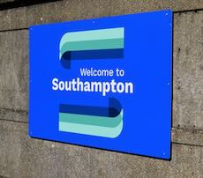 Southampton Central station sign