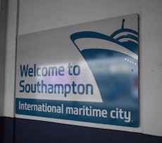 Southampton Central station sign