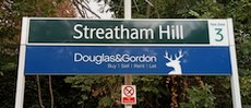 Streatham Hill station sign