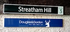 Streatham Hill station sign