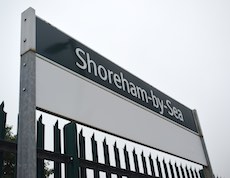 Shoreham station sign