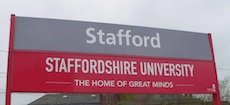 Stafford station sign