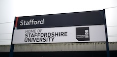 Stafford station sign