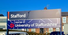 Stafford station sign