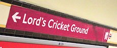 St Johns Wood station sign