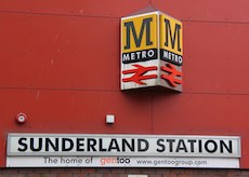 Sunderland station sign