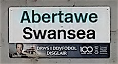 Swansea station sign