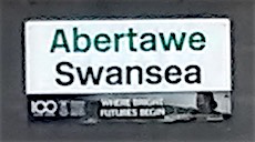 Swansea station sign