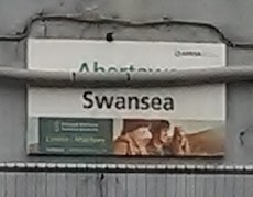 Swansea station sign