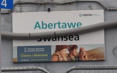 Swansea station sign