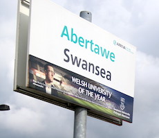 Swansea station sign