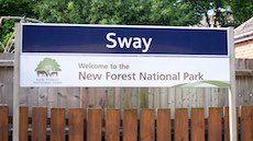 Sway station sign