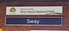 Sway station sign