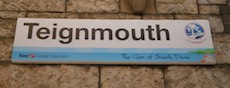 Teignmouth station sign