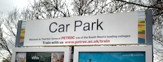 Tiverton Parkway station sign