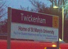 Twickenham station sign