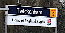 Twickenham station sign