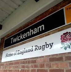 Twickenham station sign