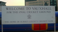 Vauxhall station sign