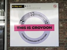 West Croydon station sign